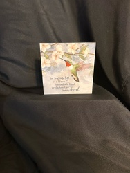Hummingbird Plaque  from Lloyd's Florist, local florist in Louisville,KY