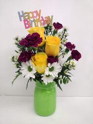 HAPPY BIRTHDAY JAR 2 from Lloyd's Florist, local florist in Louisville,KY