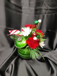 green holiday ornament from Lloyd's Florist, local florist in Louisville,KY