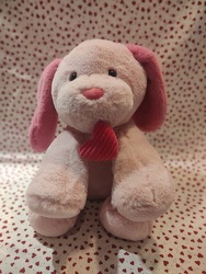 LARGE VALENTIN PINK DOG from Lloyd's Florist, local florist in Louisville,KY