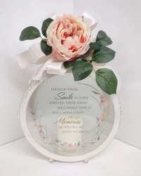 LANTERN WITH CANDLE  AND VERSE  from Lloyd's Florist, local florist in Louisville,KY
