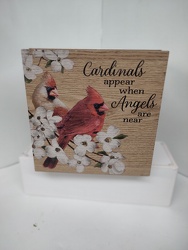 CARDINAL MEMORY BOX from Lloyd's Florist, local florist in Louisville,KY