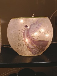Lighted Angel Globe 