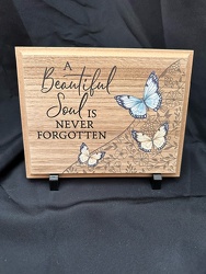 Butterfly Plaque from Lloyd's Florist, local florist in Louisville,KY