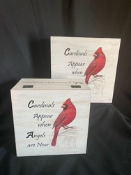 Cardinal Memory Box  from Lloyd's Florist, local florist in Louisville,KY