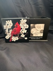 Cardinal Memory Box  from Lloyd's Florist, local florist in Louisville,KY
