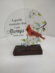 Cardinal Plaque  from Lloyd's Florist, local florist in Louisville,KY