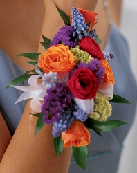 Garden Splendor Wrist Corsage from Lloyd's Florist, local florist in Louisville,KY