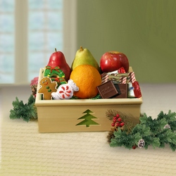 Christmas Celebration Fruit Tray from Lloyd's Florist, local florist in Louisville,KY