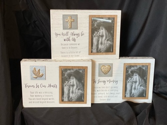 Memorial Picture Frame from Lloyd's Florist, local florist in Louisville,KY