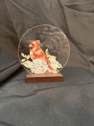 Round Cardinal Sitter  from Lloyd's Florist, local florist in Louisville,KY