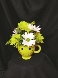 Small Smiley Face Mug  from Lloyd's Florist, local florist in Louisville,KY