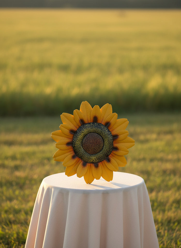 Sunflower Yard Stakes