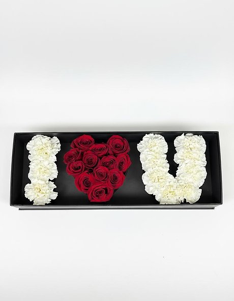 I Love You Roses Box