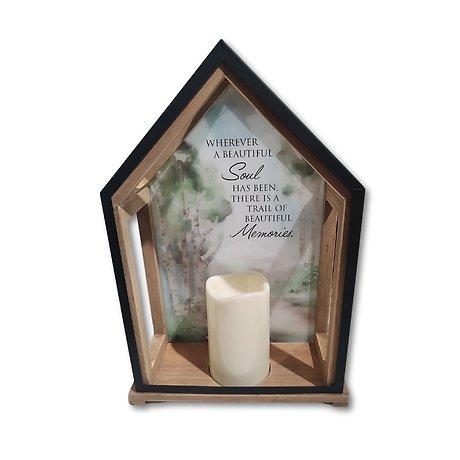 HOUSE WITH CANDLE