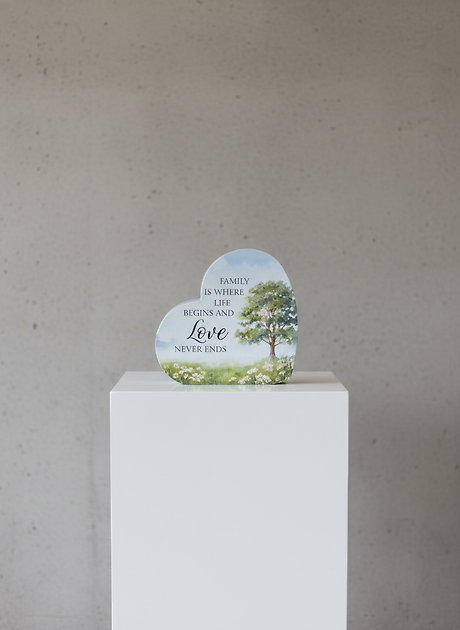 Love Never Ends Plaque