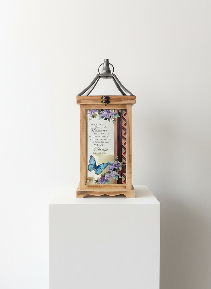 Beautiful Memories Butterfly Lantern