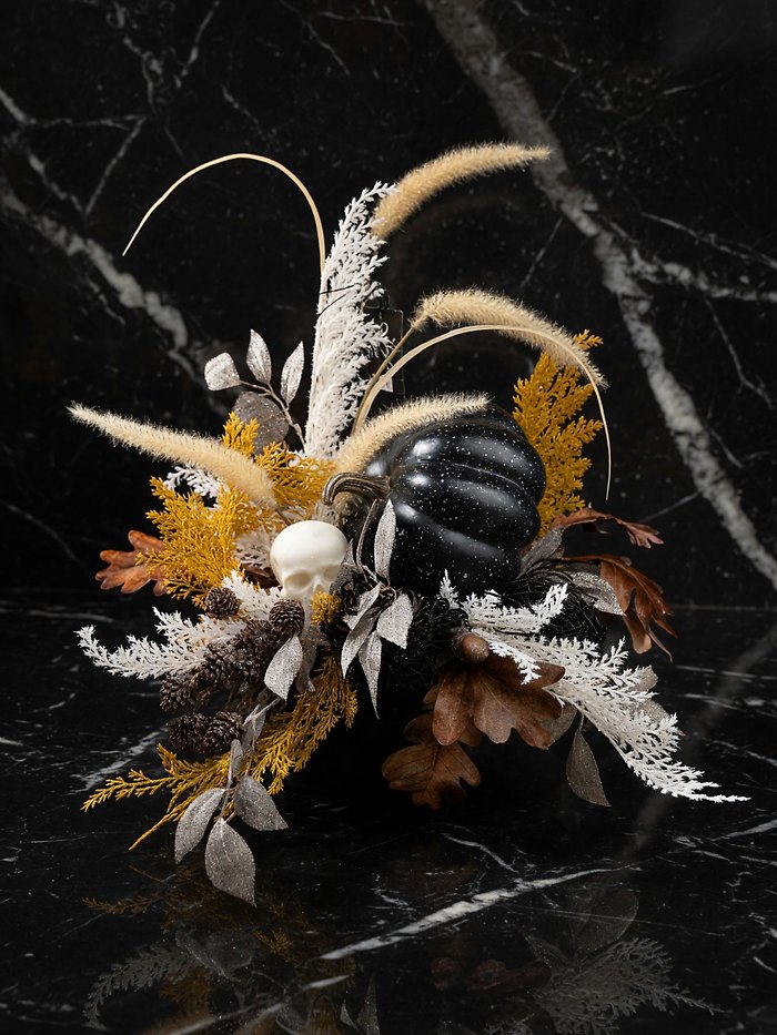 The Deluxe Skull Silk Arrangement