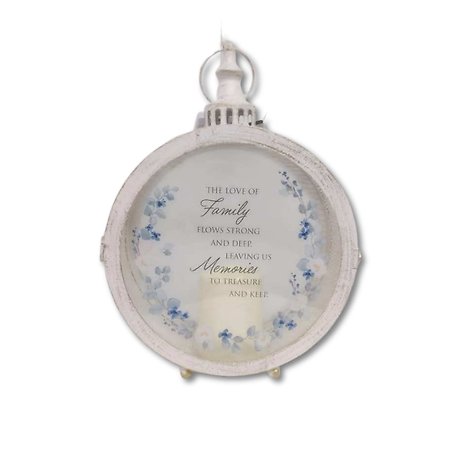 ROUND LANTERN WITH CANDLE