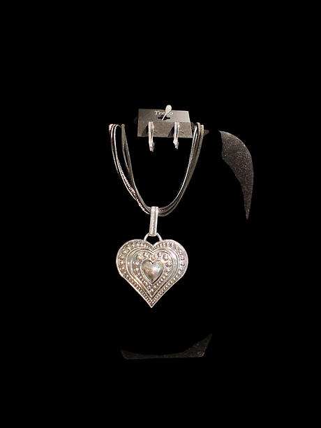 Radiating Heart Necklace