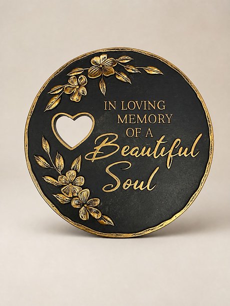 Heart Circular Garden Stone