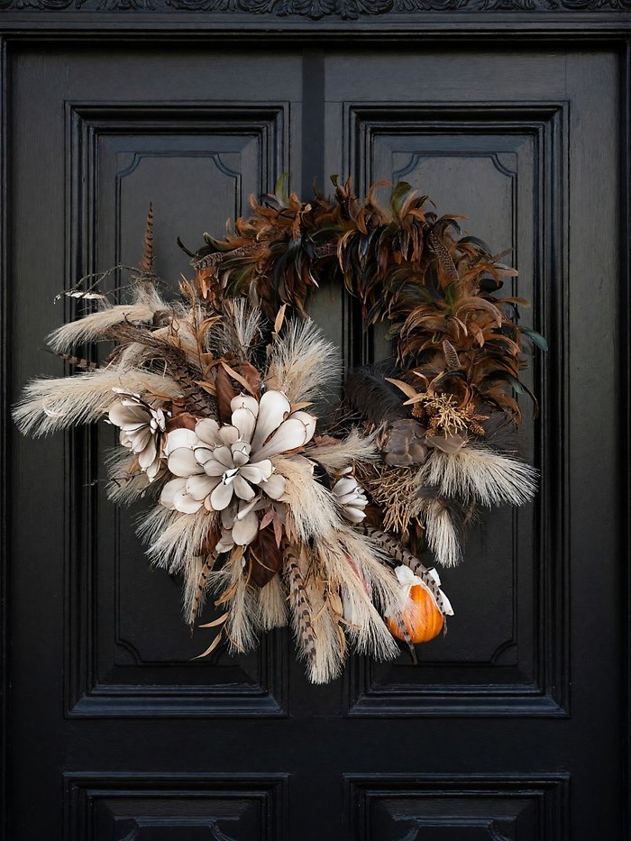 Feather Frenzy Wreath