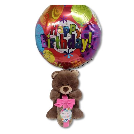 HAPPY BIRTHDAY BEAR PINK