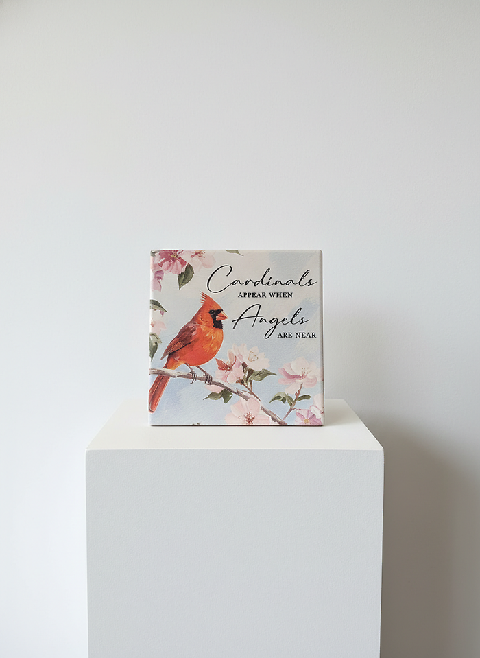 Square Cardinal Plaque with Stand
