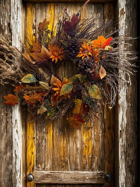 Wild Autumn Mix Wreath