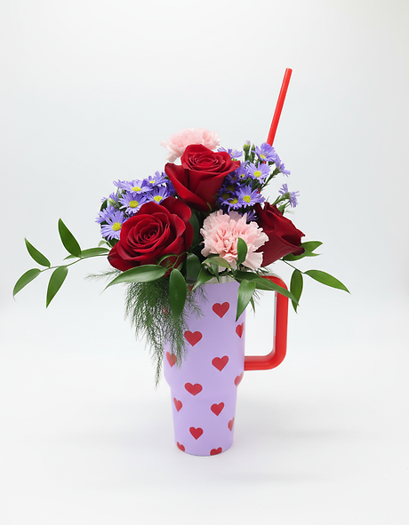 Lovely Lavender Tumbler Arrangement